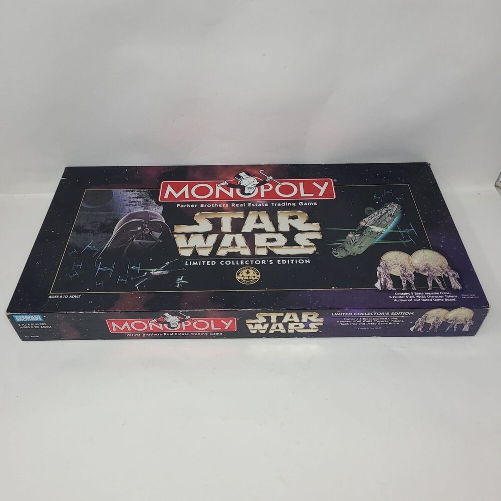 1996 Star Wars Monopoly Limited Edition Collector's 20th Anniversary